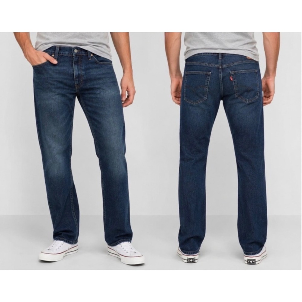 Levis 541 Athletic Taper Mens Blue Jeans W33 L32 Medium Wash Denim